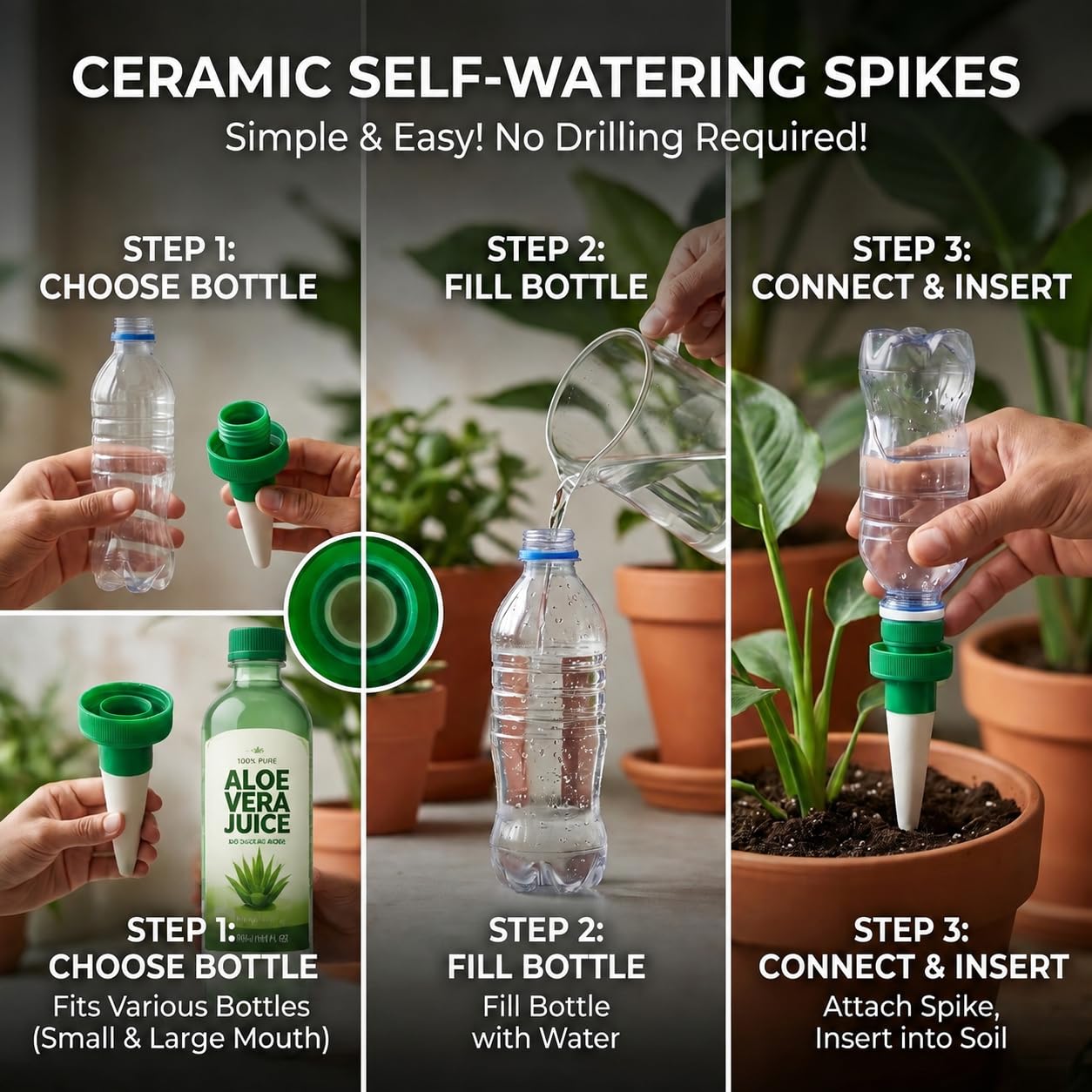 Terracotta watergeefsysteem vo - Automatic Plant Waterer recensie en prijs