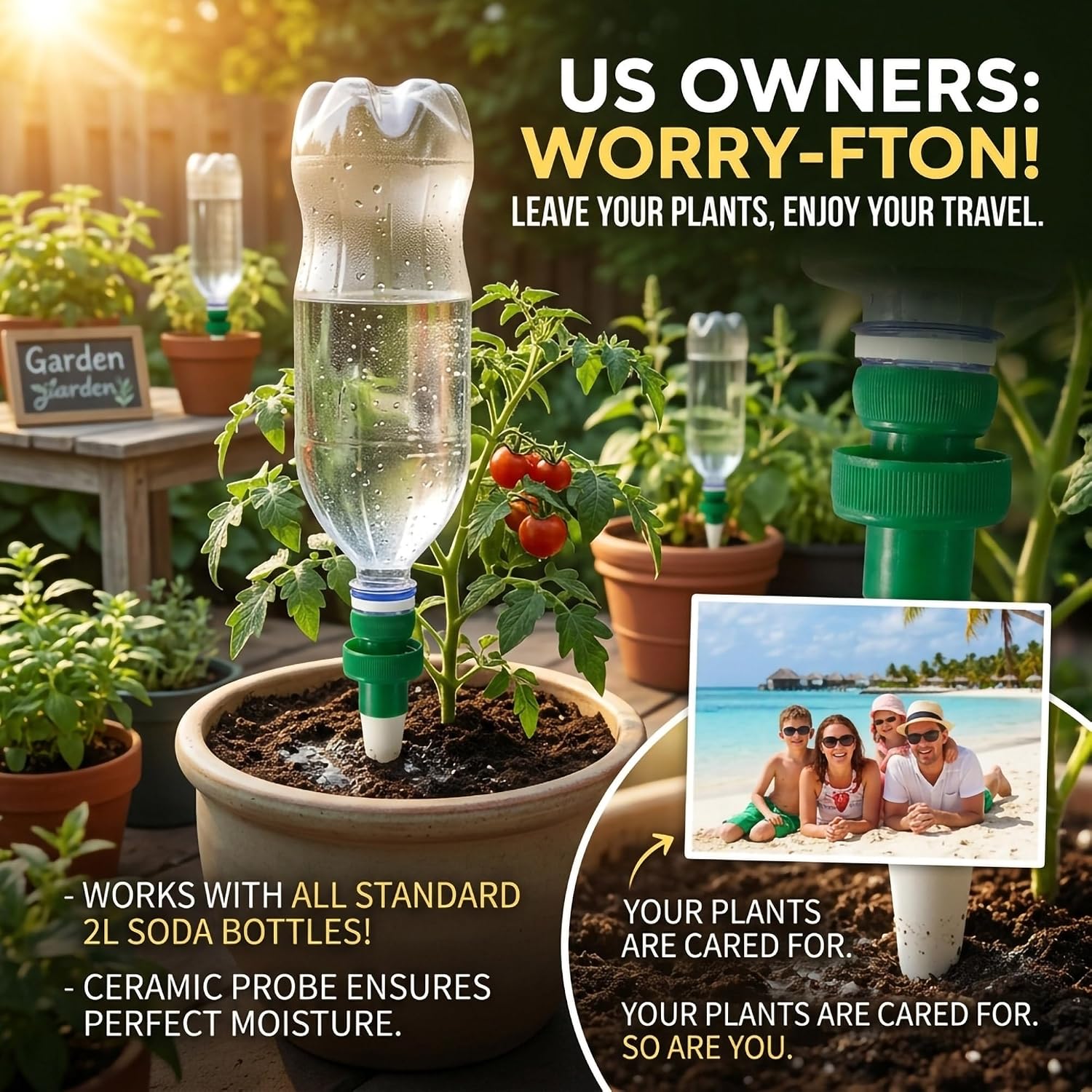 Terracotta watergeefsysteem vo - Automatic Plant Waterer recensie en prijs