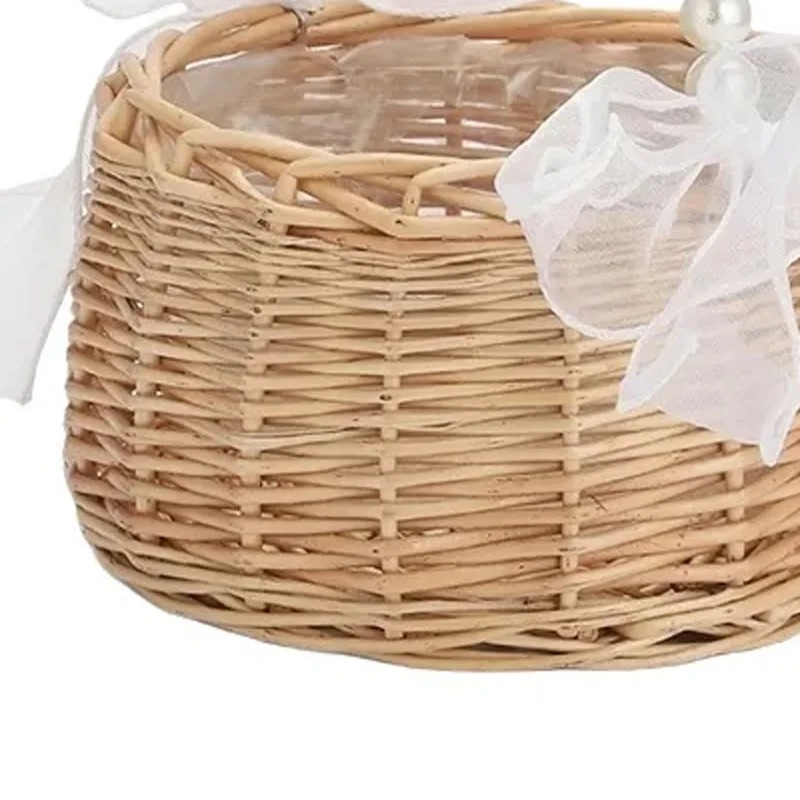 Parelhandvat Rotan Bloemenmand - Gardening Tools Girls recensie en prijs